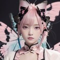 そうです！あの時クモの巣に引っかかっていた蝶です！ 2枚目