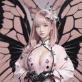 そうです！あの時クモの巣に引っかかっていた蝶です！ 3枚目