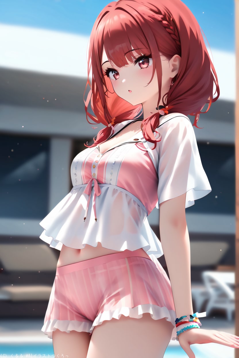 凛紅写真集『SUMMER LINK』⑩ | の人気AIイラスト・グラビア