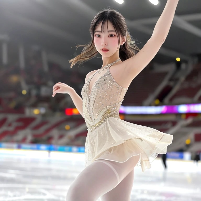 黒髪ロングでフィギュアの美女８４ | の人気AIイラスト・グラビア