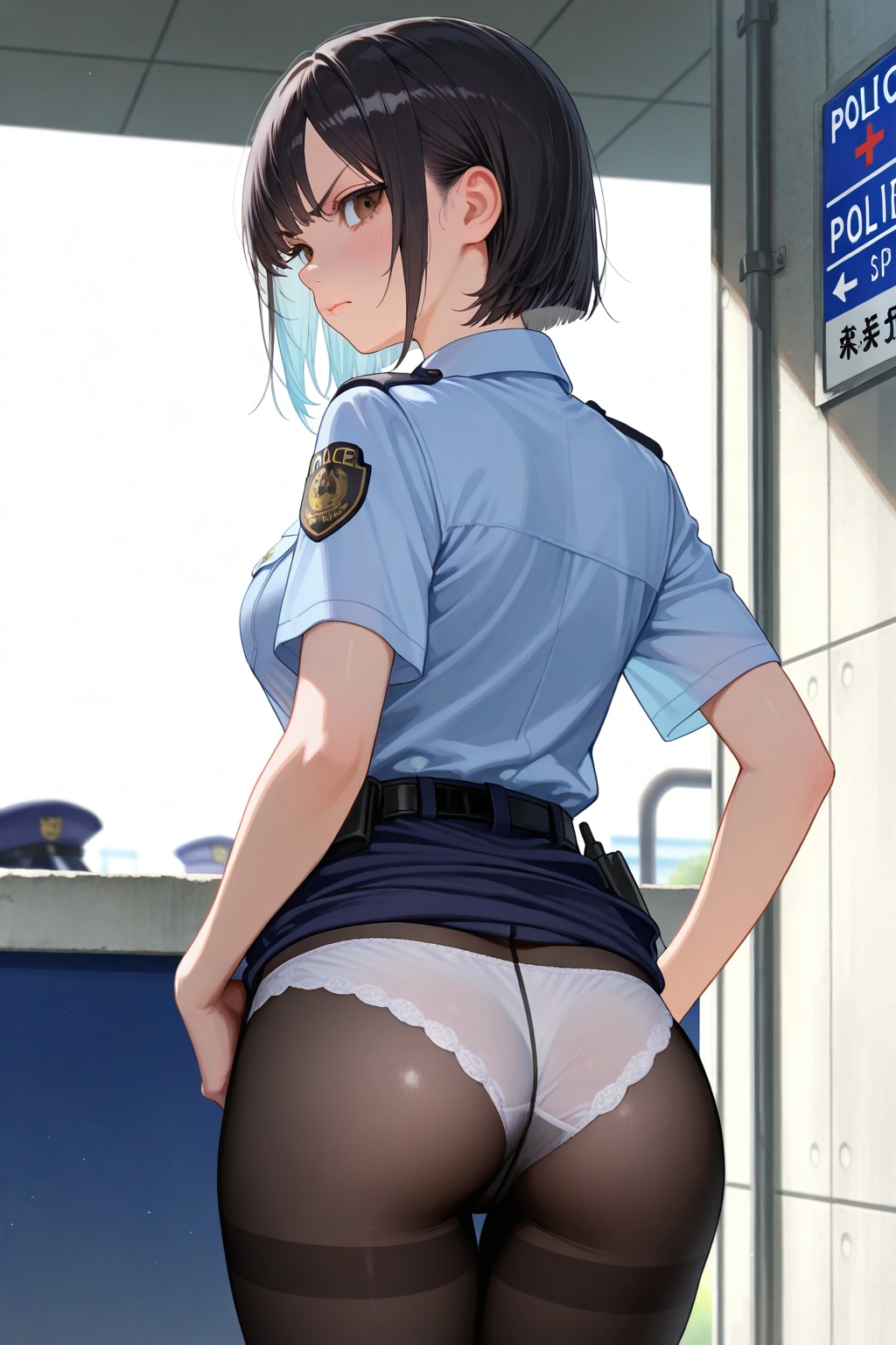 婦警さんを服従させる