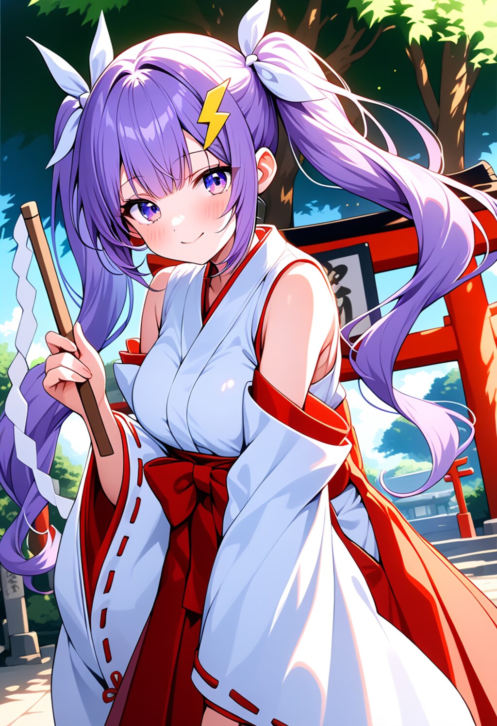 巫女なうちの子