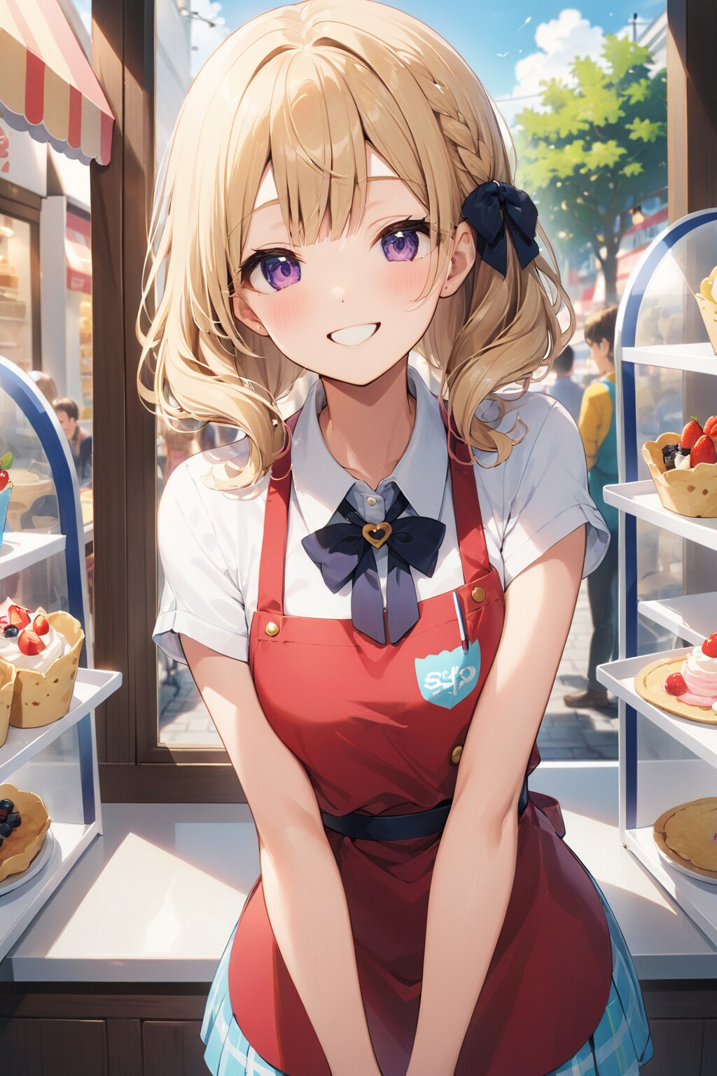 クレープ屋店員 22歳