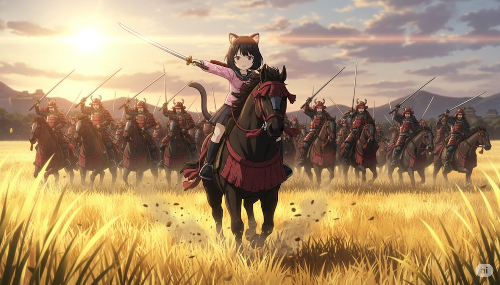 戦国猫耳サムライ女子高生