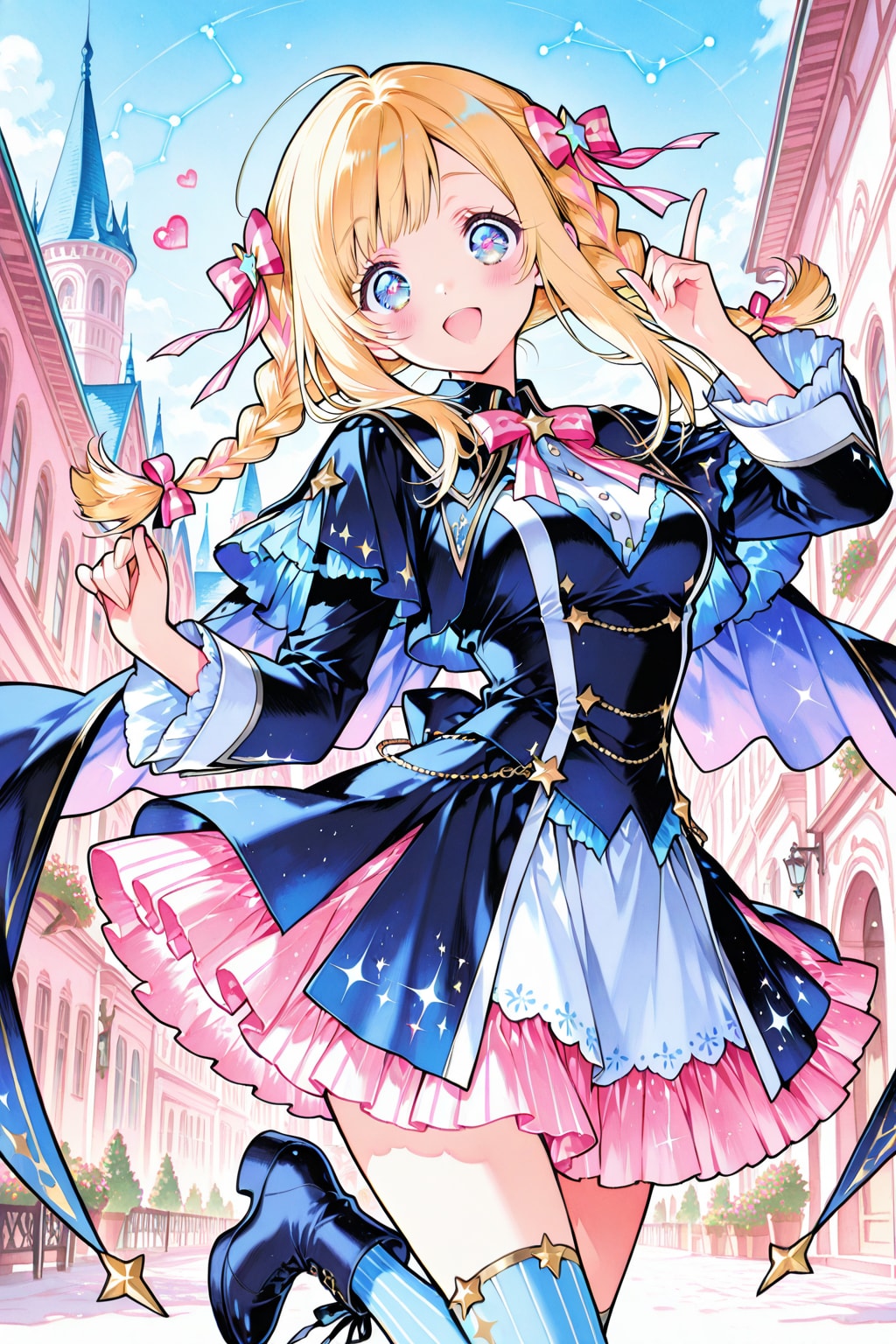 ツインテ＋サイドロックの香月ちゃん