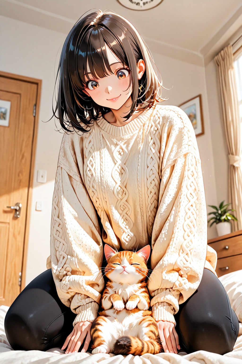 女の子とにゃんこ　その５