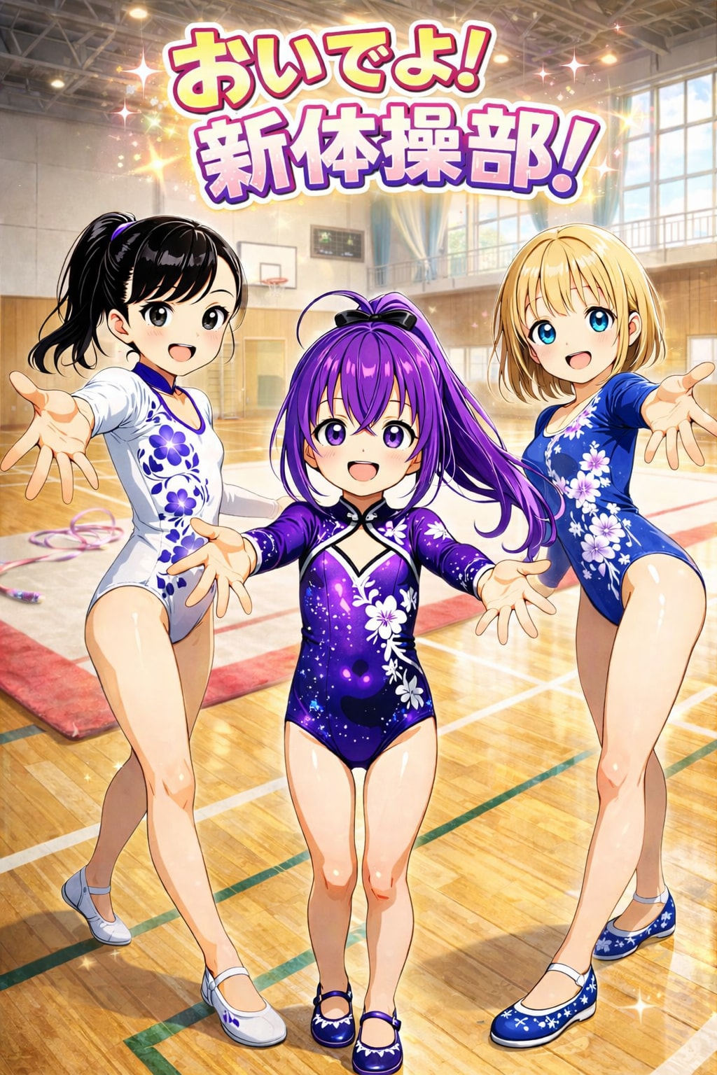 新体操部のクノイチ | の人気AIイラスト・グラビア