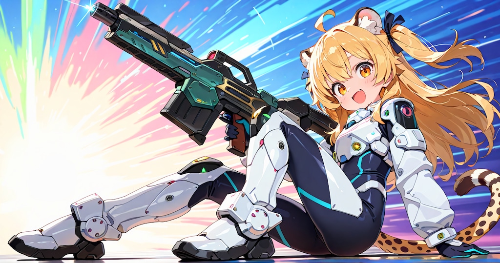 ケモミミ限定パワードスーツ企画のバナー試作