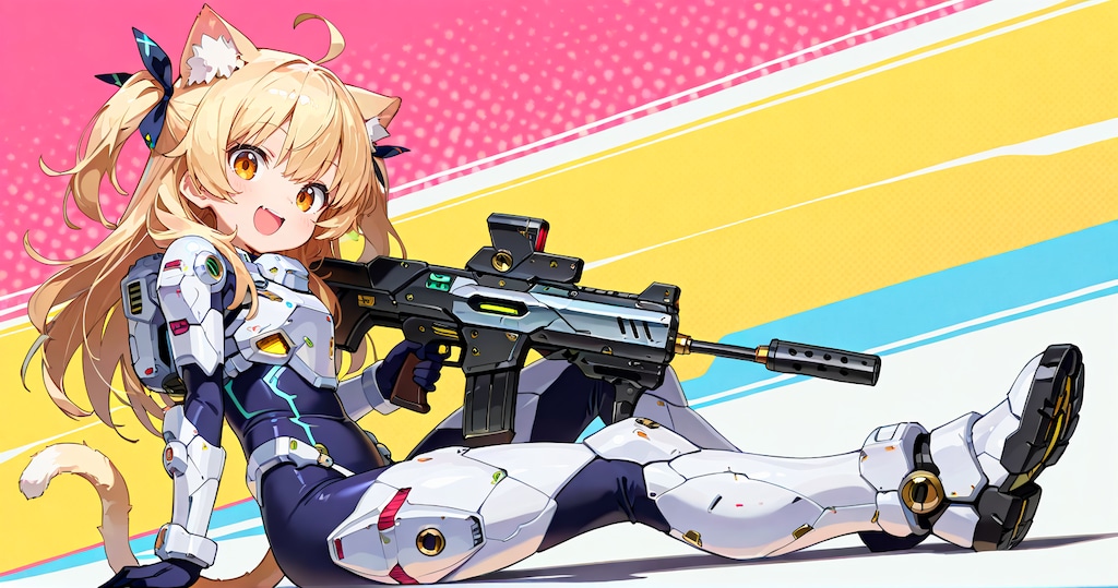 ケモミミ限定パワードスーツ企画のバナー試作