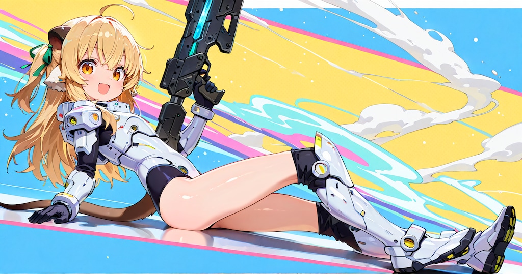 ケモミミ限定パワードスーツ企画のバナー試作