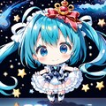 ちびなミク～☆　--[3枚] 2枚目