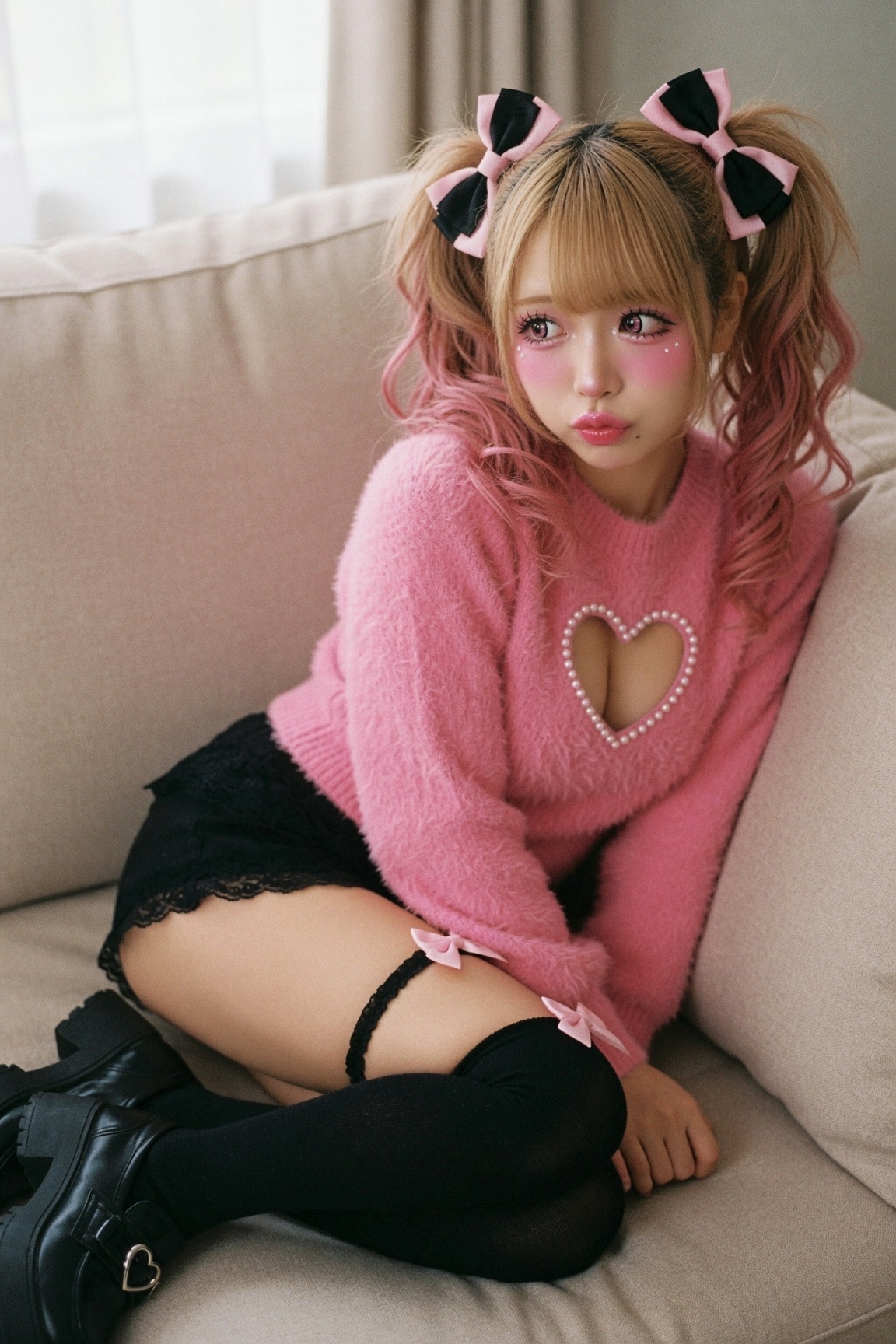 ツインテギャルちゃん　ハート