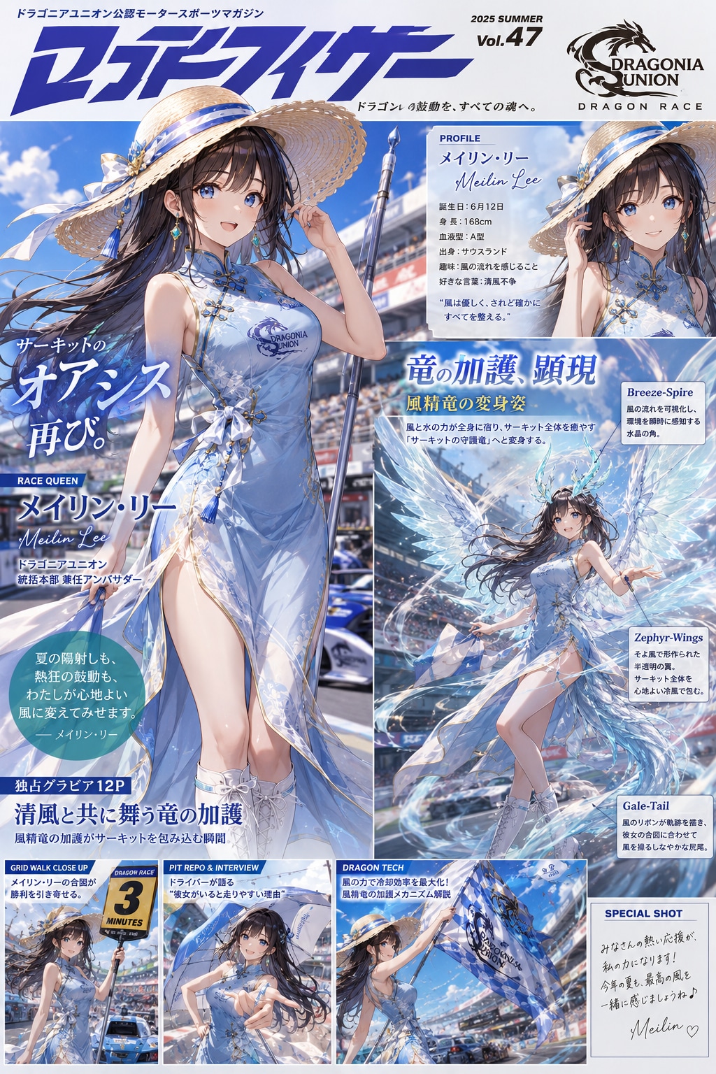 🏁 レースクイーン：メイリン・リー (Meilin Lee)👒