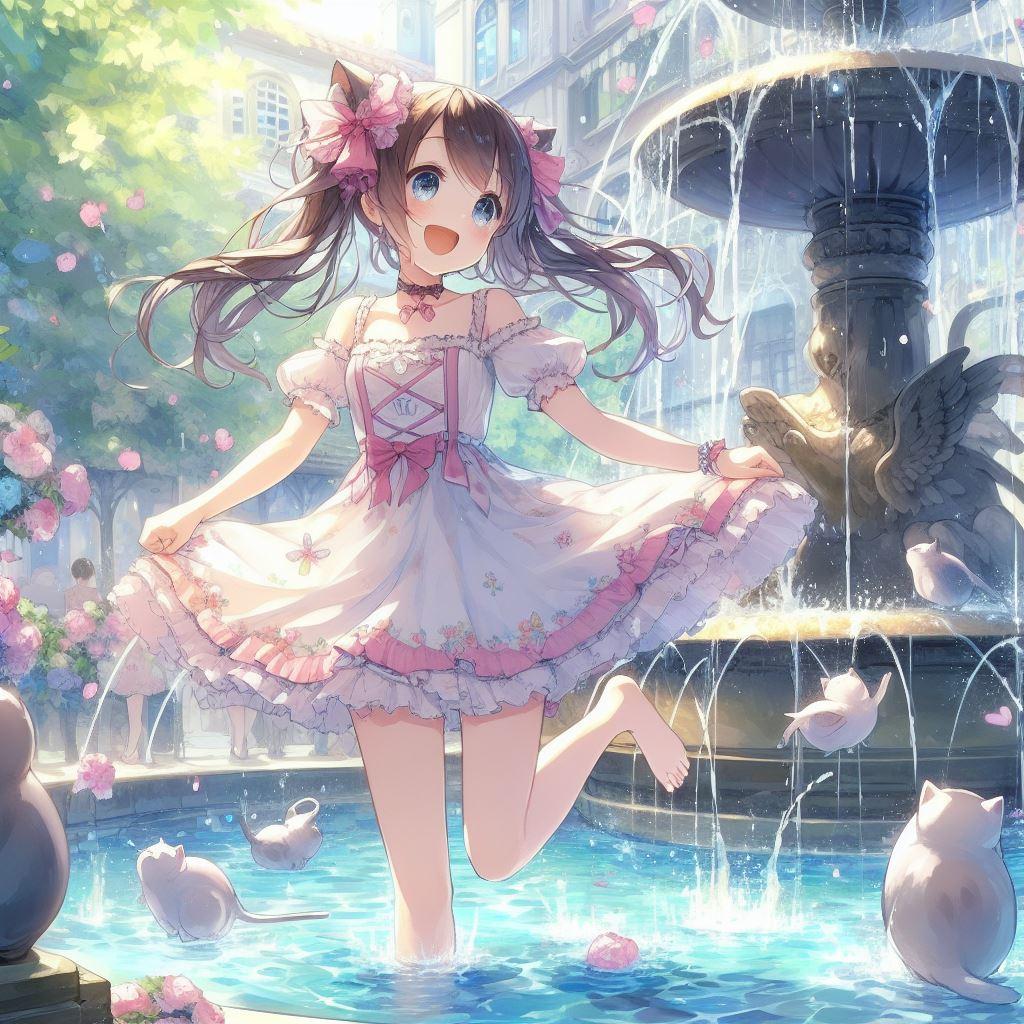 水遊び