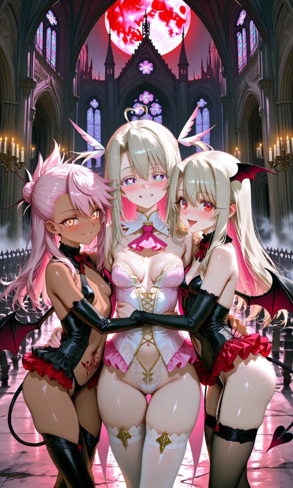 イリヤ　クロエ　ヴァンパイヤ　三人娘