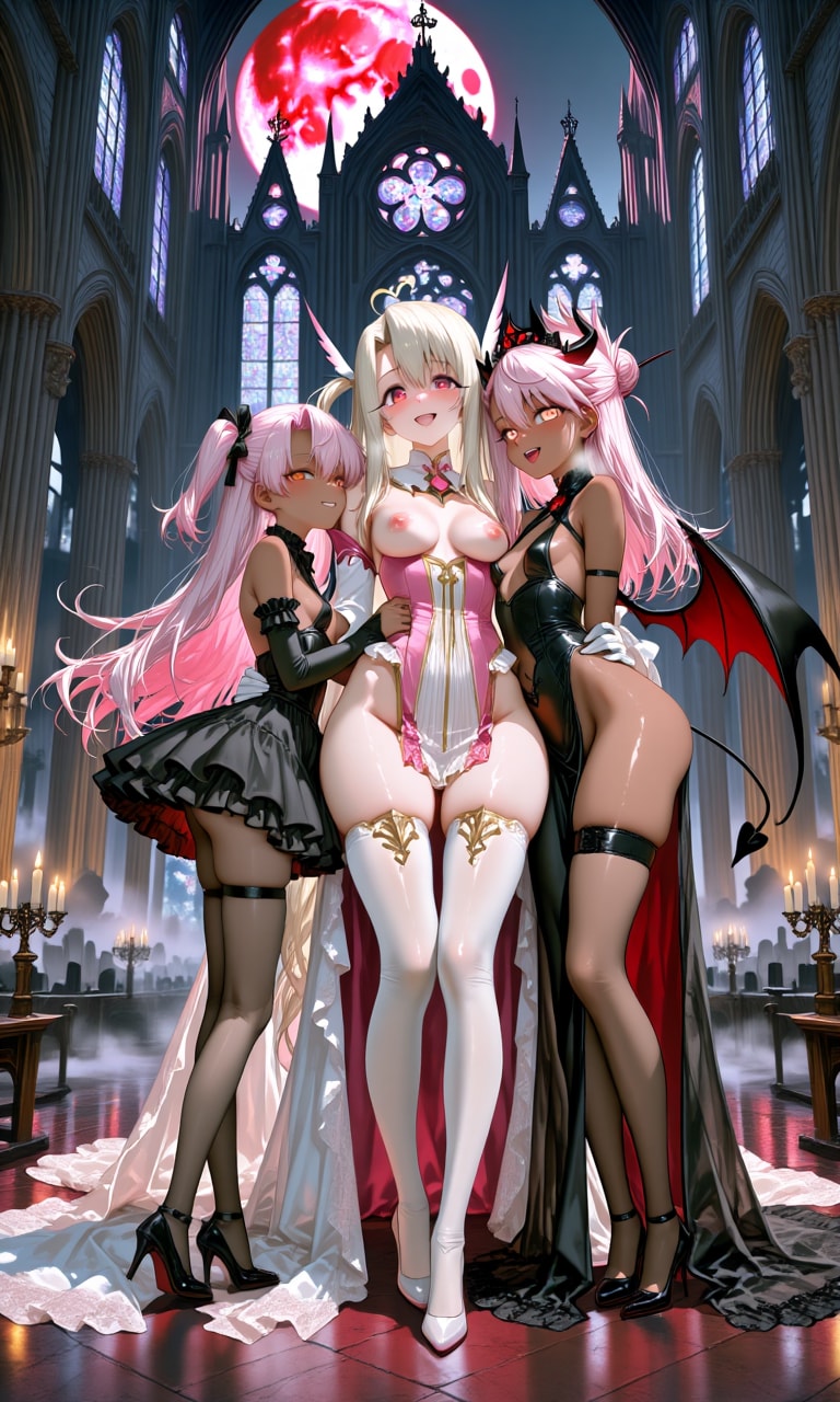 イリヤ　クロエ　ヴァンパイヤ　三人娘