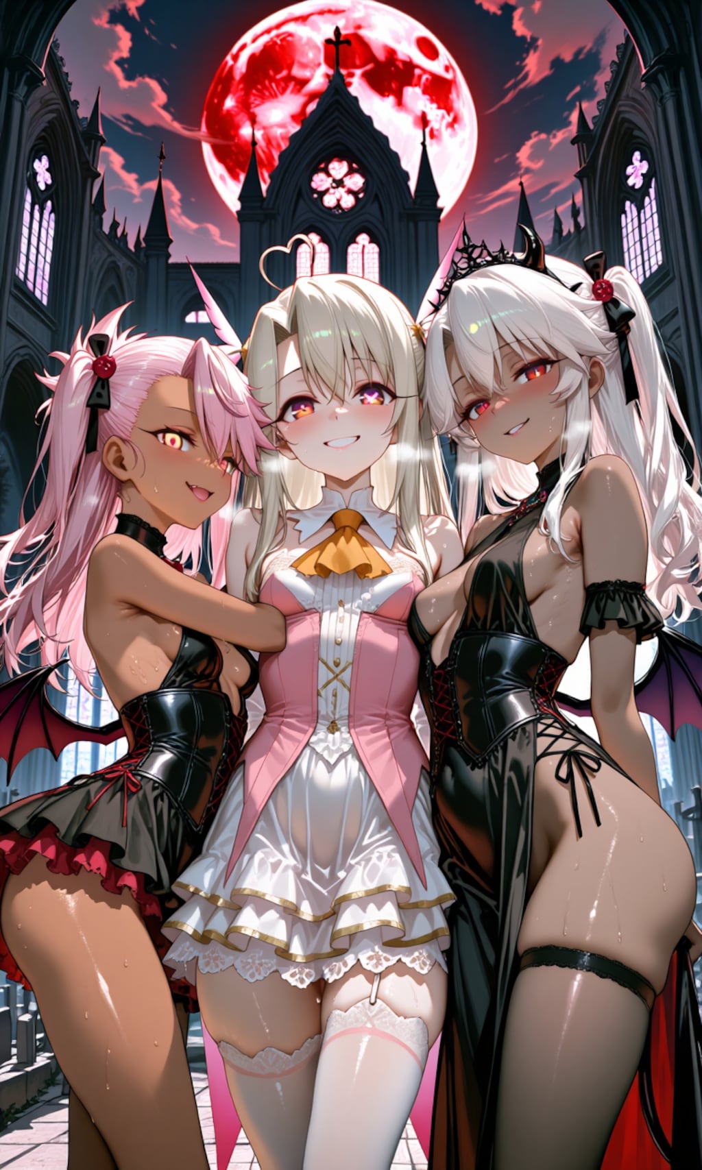 イリヤ　クロエ　ヴァンパイヤ　三人娘
