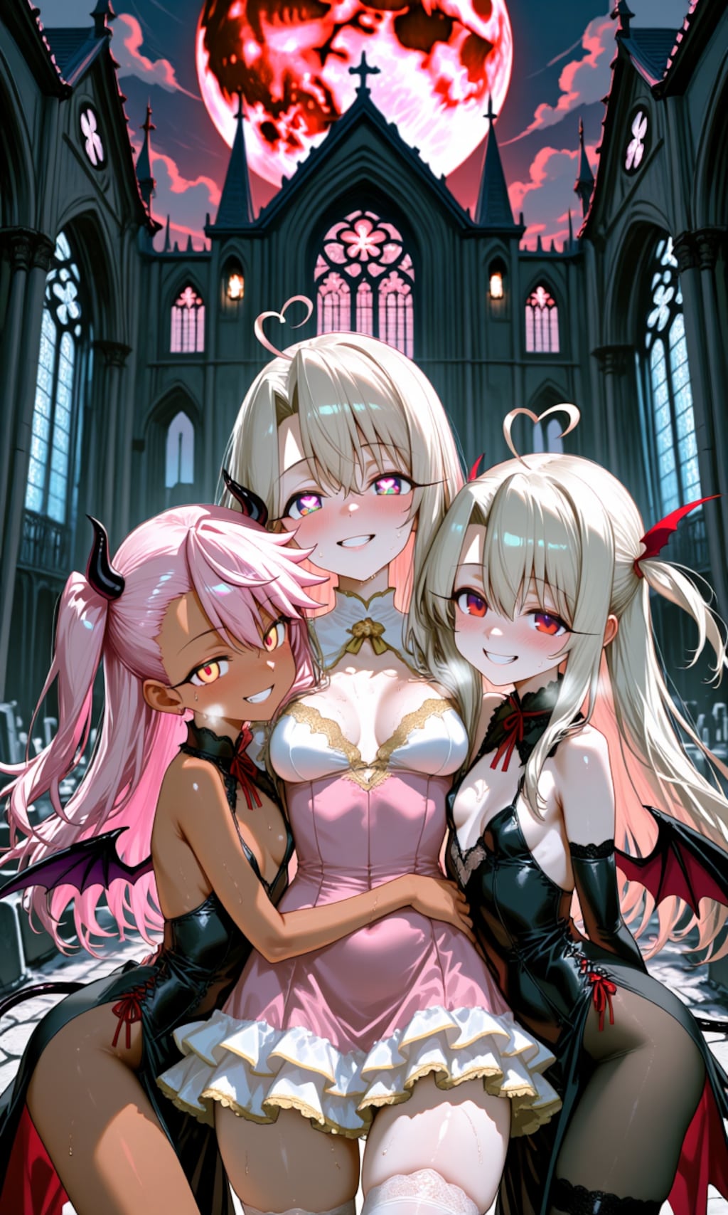 イリヤ　クロエ　ヴァンパイヤ　三人娘