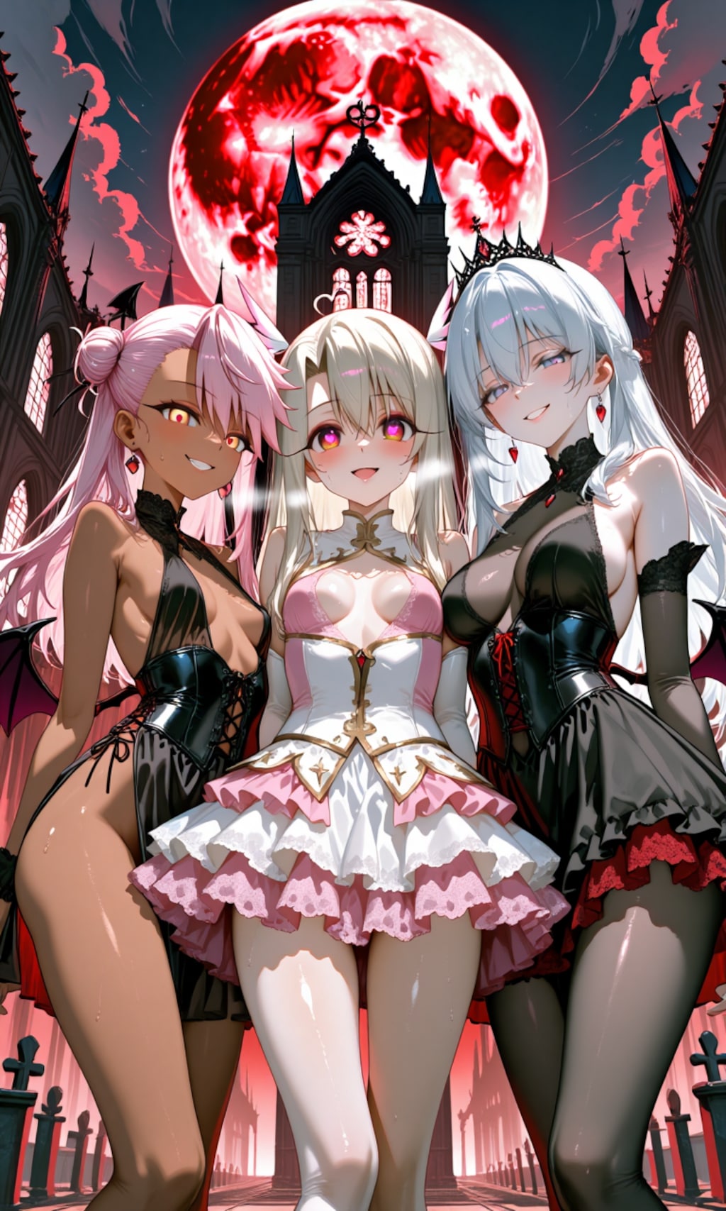 イリヤ　クロエ　ヴァンパイヤ　三人娘
