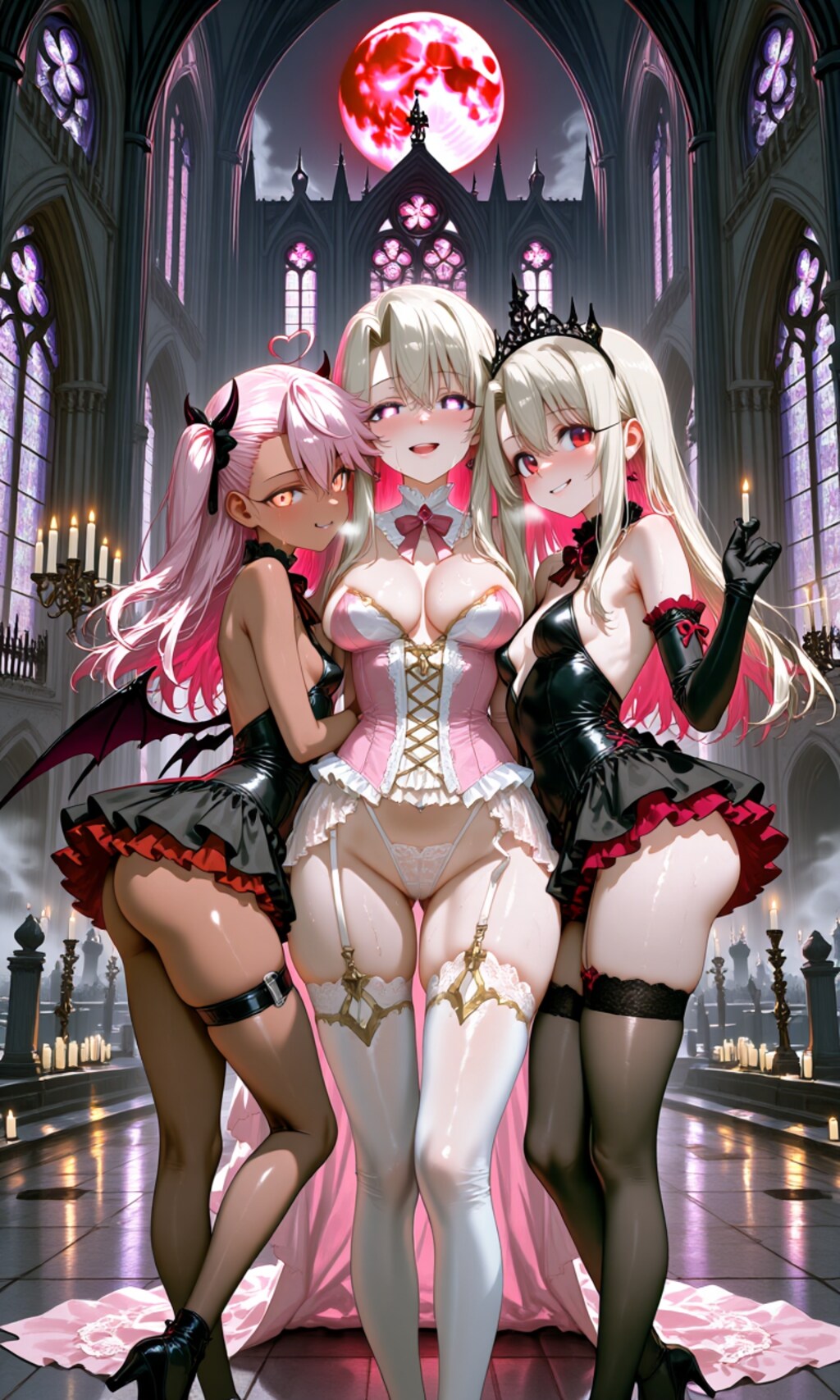 イリヤ　クロエ　ヴァンパイヤ　三人娘