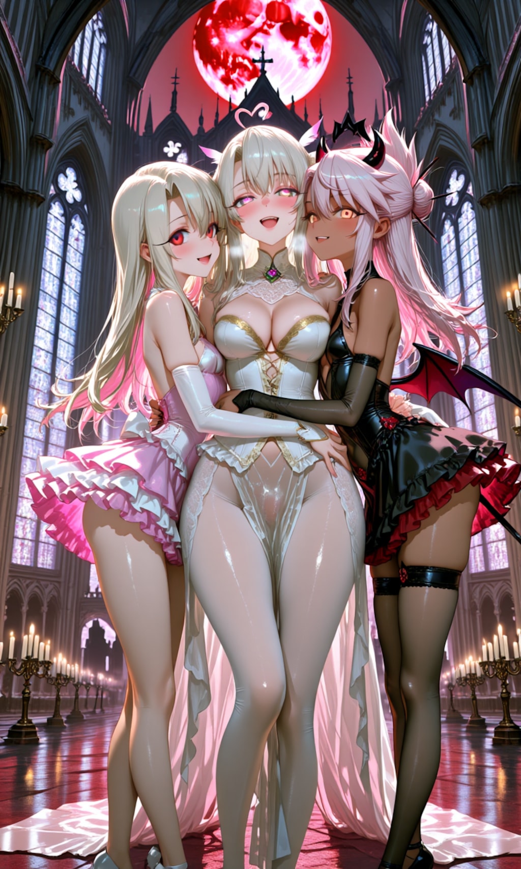 イリヤ　クロエ　ヴァンパイヤ　三人娘