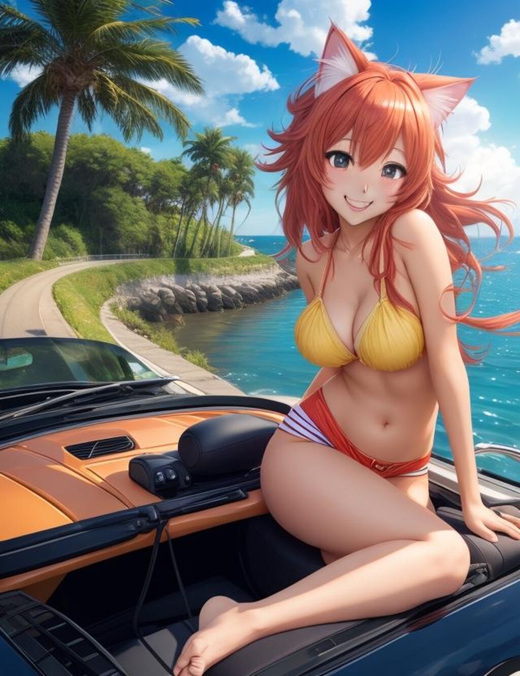 もうすぐ……海だねっ！