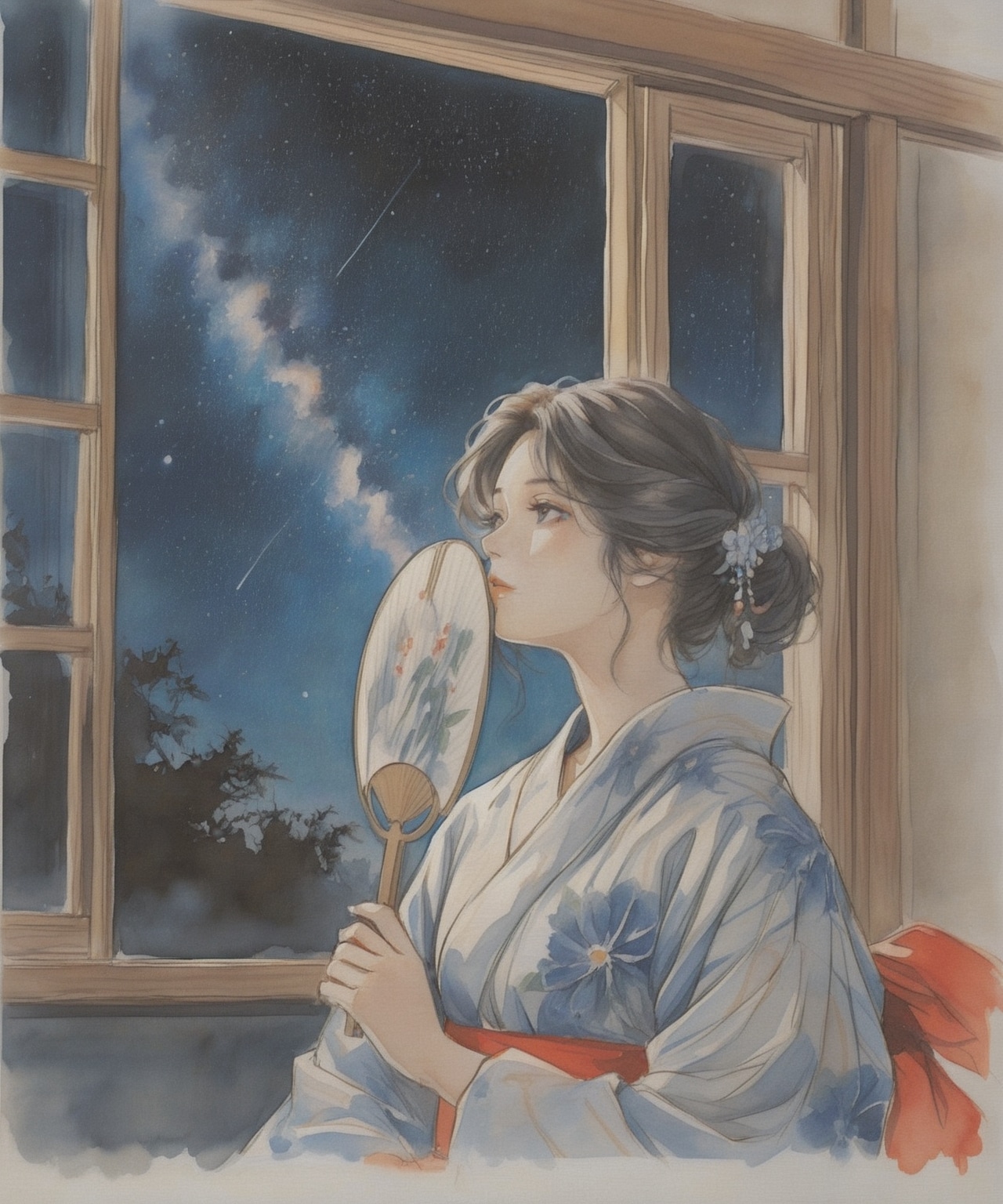 窓辺の君