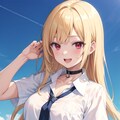 金髪の娘 2枚目