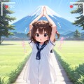 ２月２３日は富士山の日（ケモミミバージョン） 2枚目