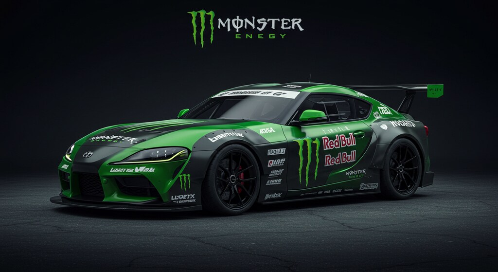 モンスターエナジーGRスープラレーシングカー