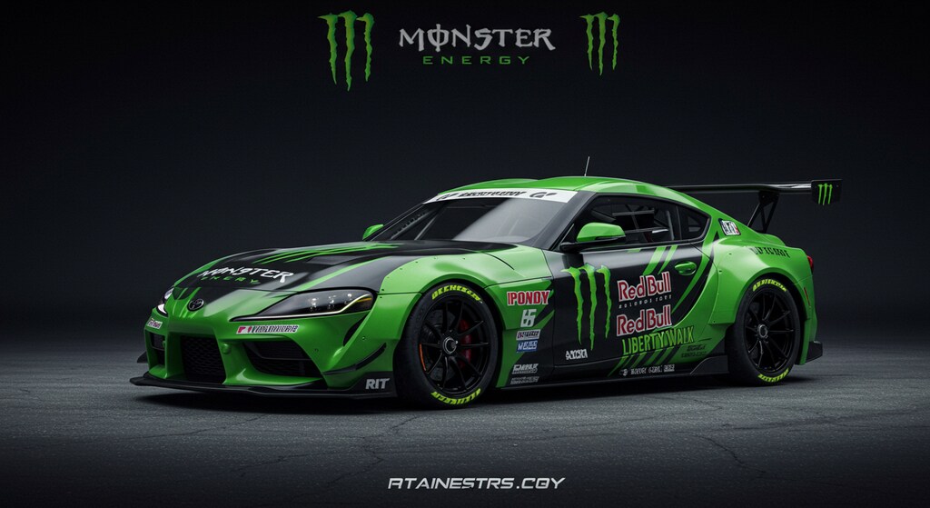 モンスターエナジーGRスープラレーシングカー