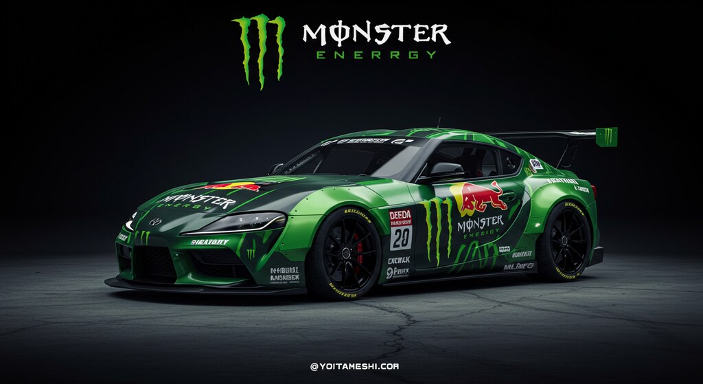 モンスターエナジーGRスープラレーシングカー