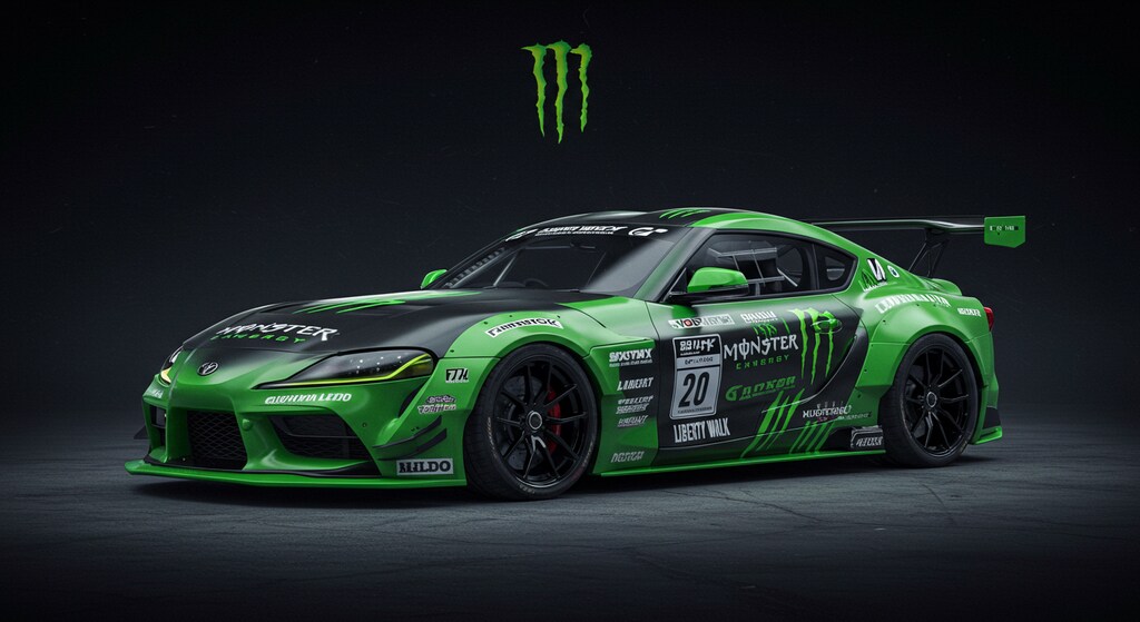 モンスターエナジーGRスープラレーシングカー