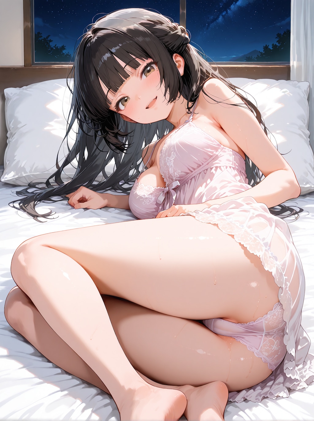 スケスケネグリジェ