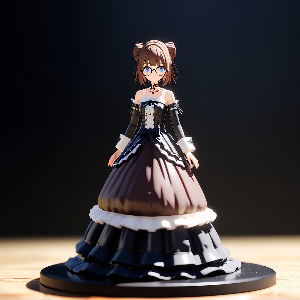 うちの子「みゆきちゃん」3Dフィギュア