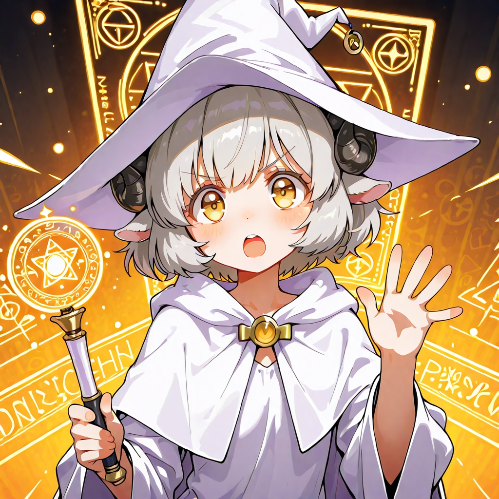 魔法使いになったメイちゃん