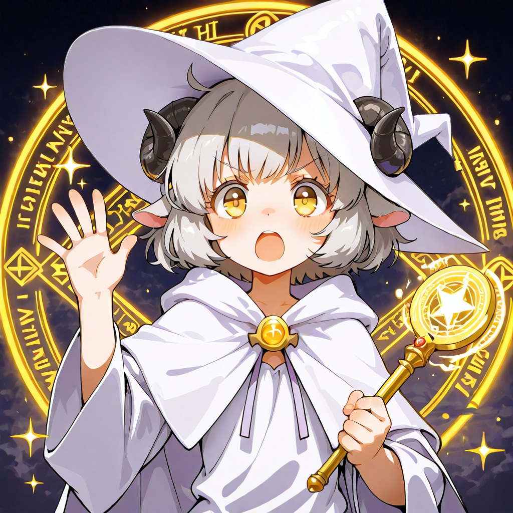 魔法使いになったメイちゃん