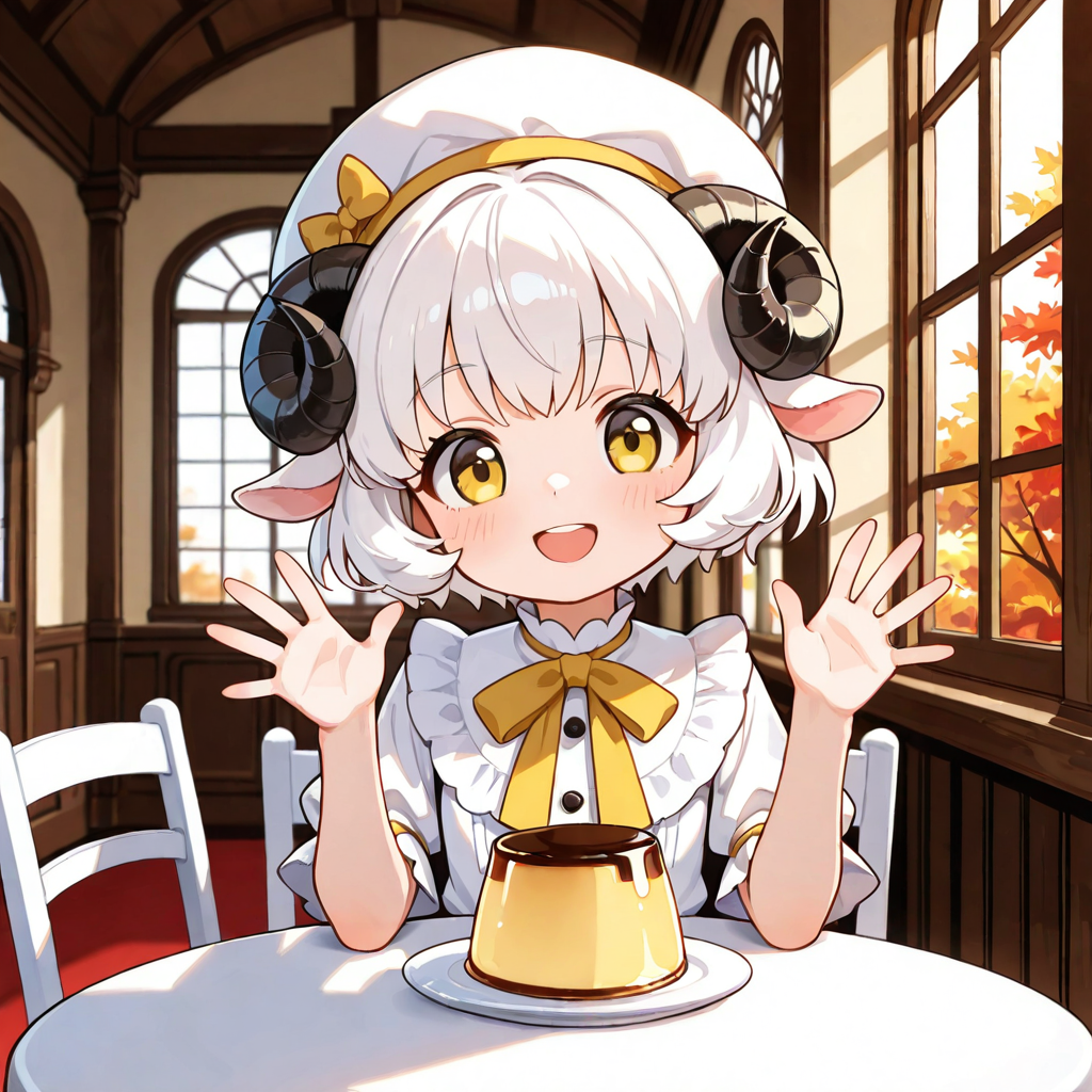 おはメイメ～イ♡🍮【今日はプリンの日】 | の人気AIイラスト・グラビア