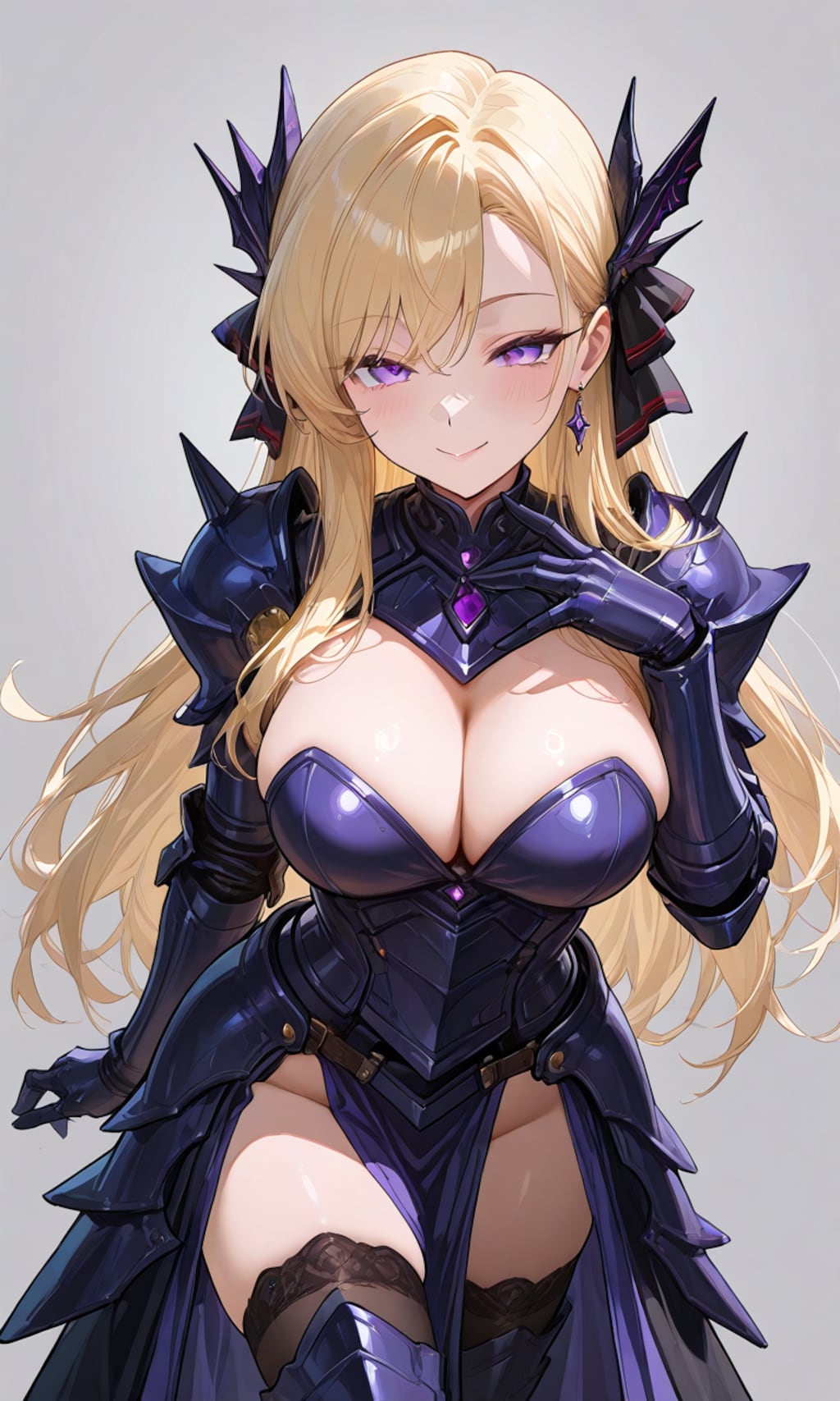 黒騎士風の少女