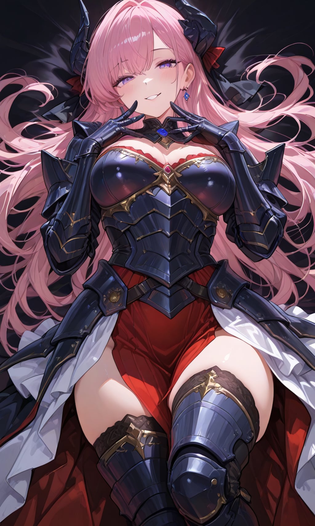 黒騎士風の少女