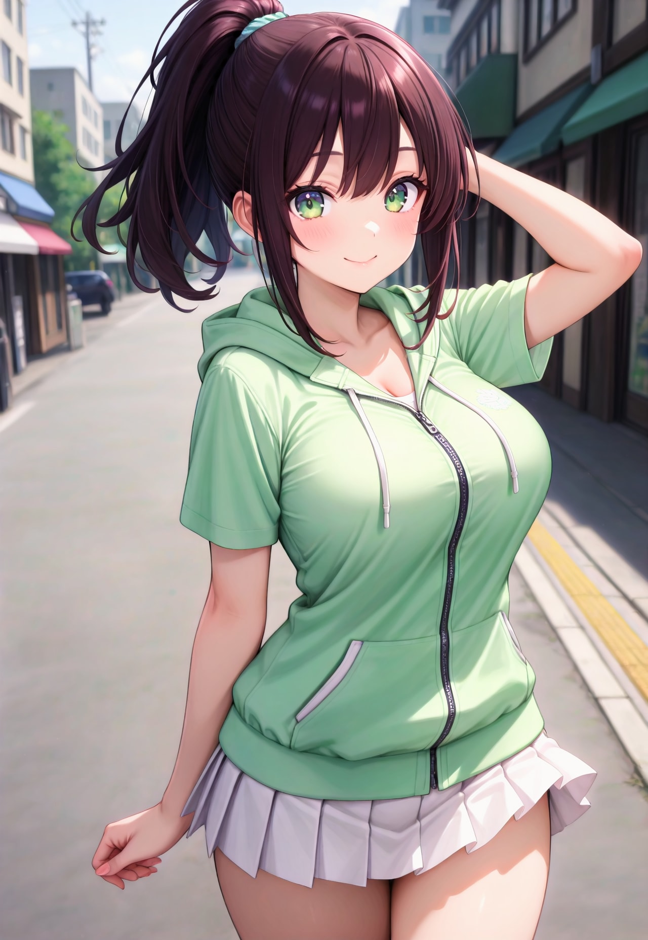 367（薄緑のパーカー）