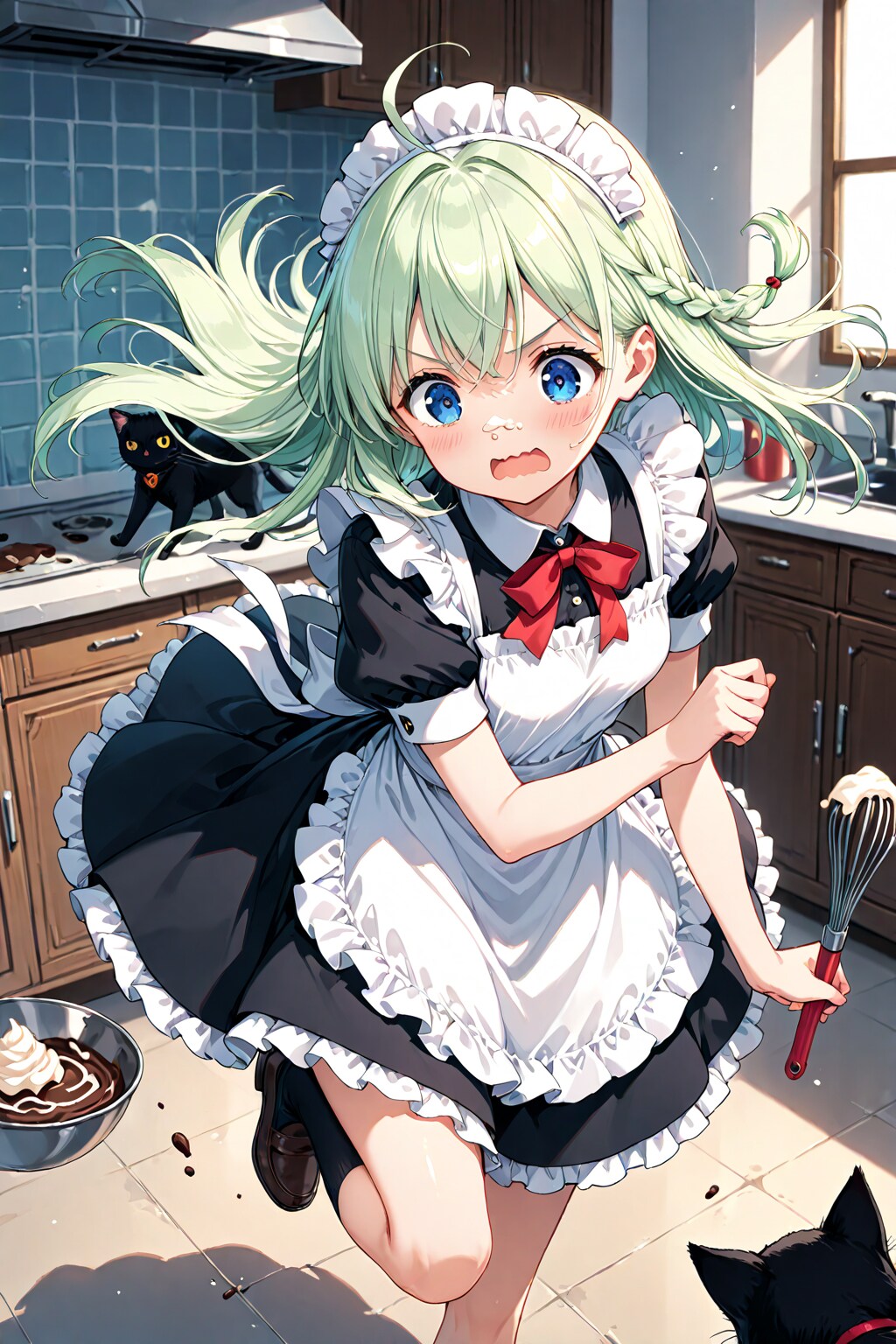 チョコ作りの最中