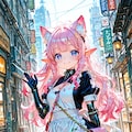 12枚）買い物中のメイドロボさん 11枚目