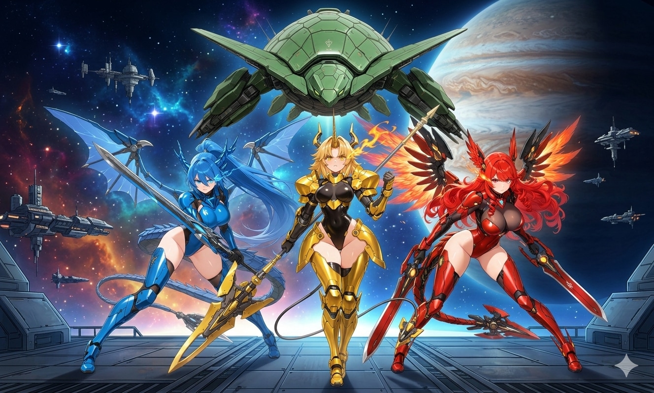 銀河の３人（嘘） | の人気AIイラスト・グラビア