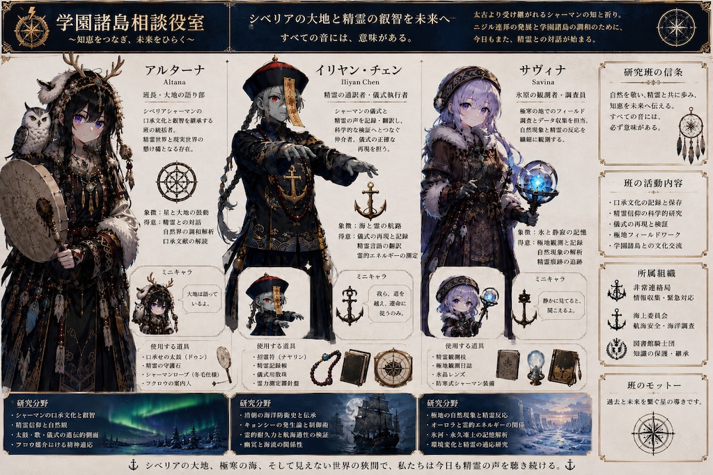 相談役室シベリアシャーマニズム研究班