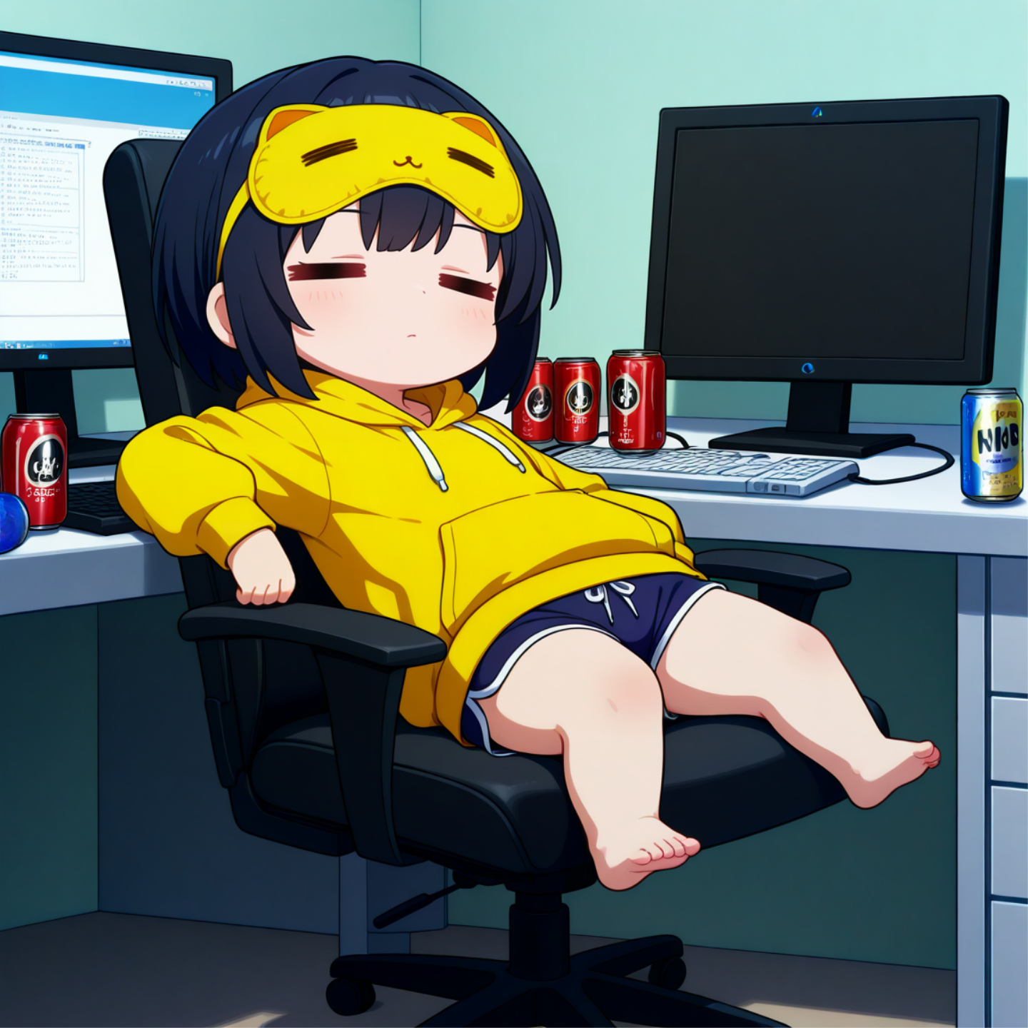 社畜の休息 | の人気AIイラスト・グラビア