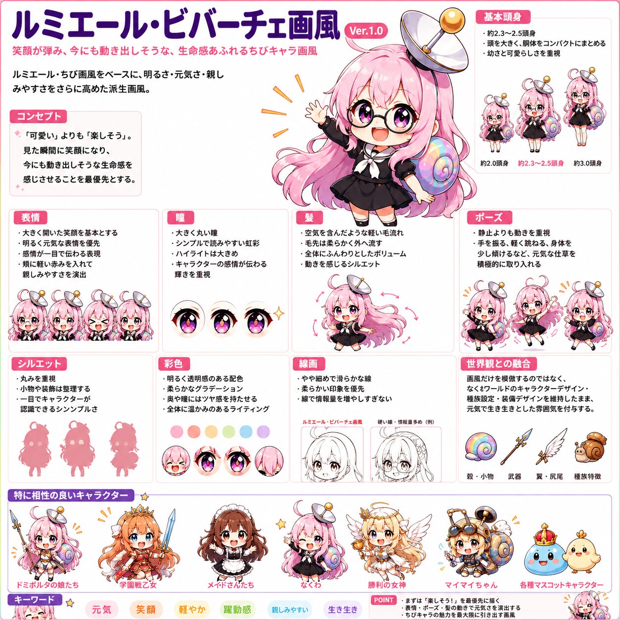 ルミエール・ビバーチェ画風（ChatGPTとの画風研究成果） | の人気AIイラスト・グラビア