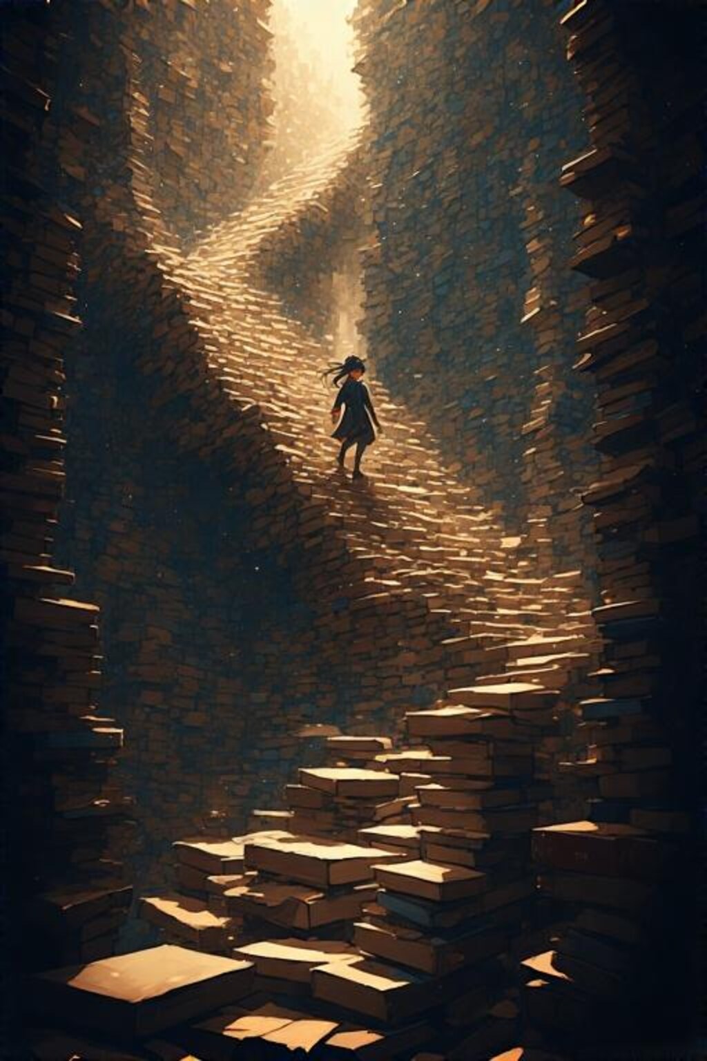 書店奥は本の迷宮