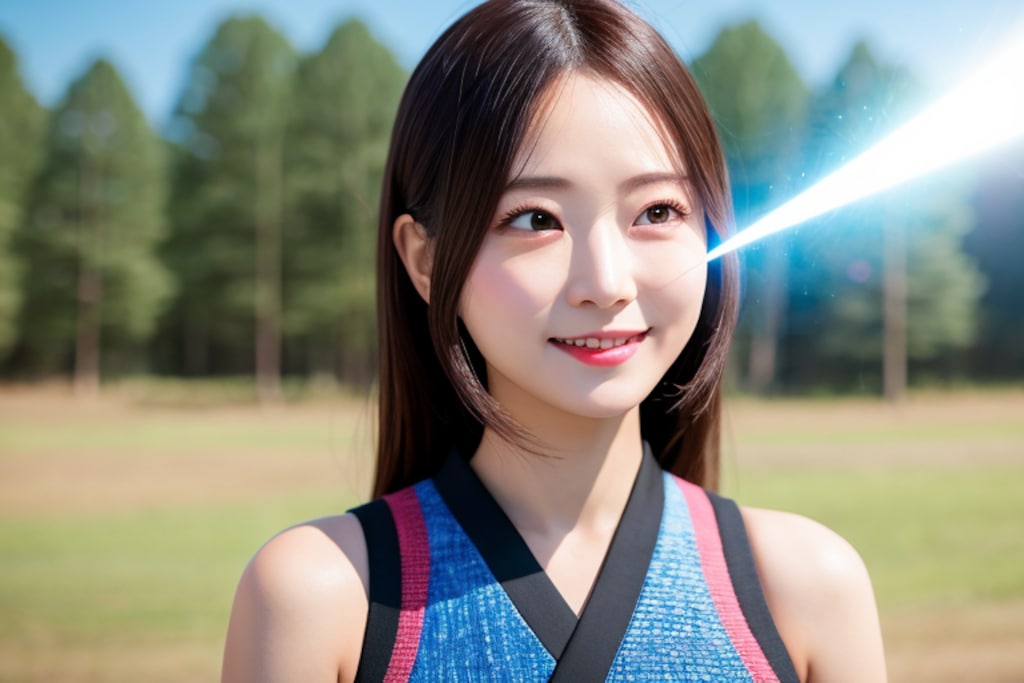 171　目から光線