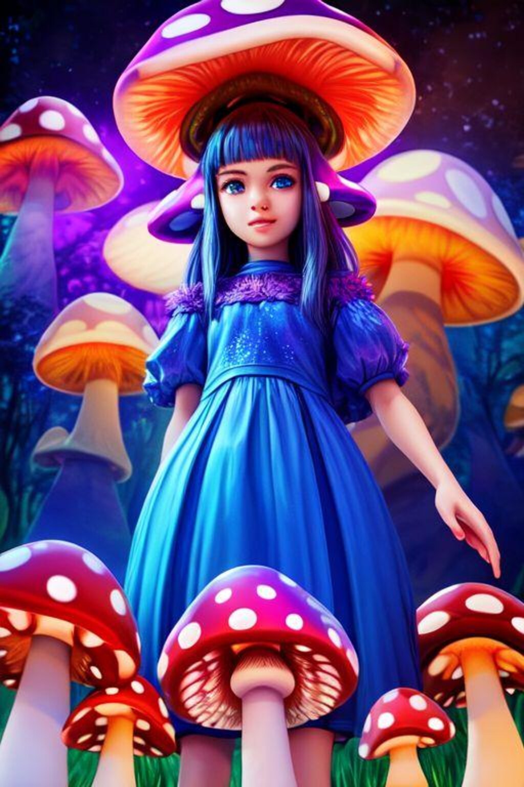 きのこ少女 mushroom girls